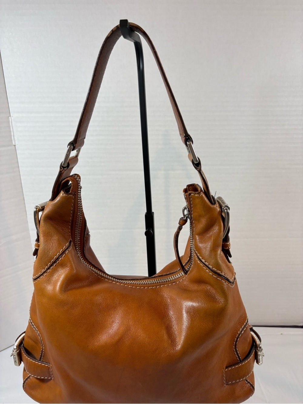 Vintage Michael Kors| Hobo Shoppers Bag| Rich Leather | Cognac